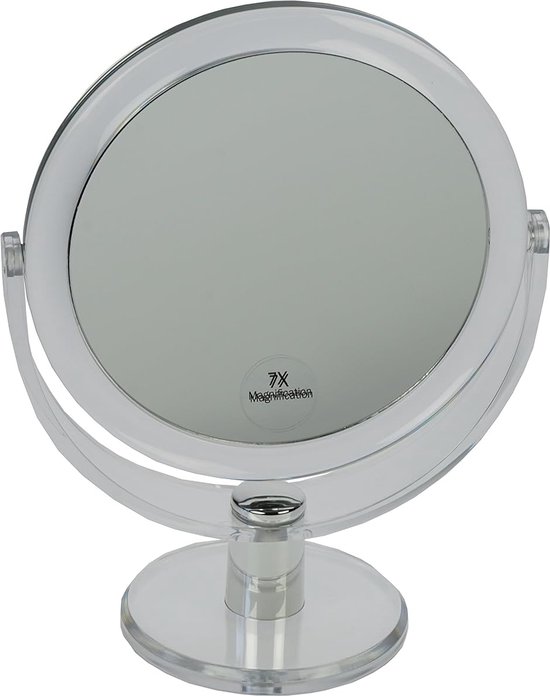Acrylspiegel met 7x vergroting, diameter 20 cm/hoogte 22 cm