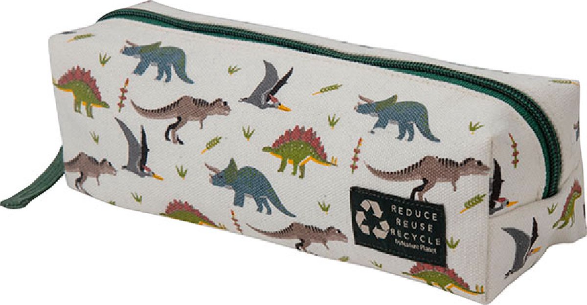 Nature Planet Etui kinderen dinosaurus t-rex (100% Oeko-Tex gecertifieerd)
