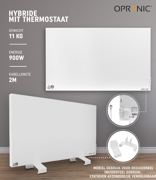 Frameloos Byecold 900 watt met wifi infrarood paneel metaal 120 x 60 cm Frameloos Byecold 900 watt met wifi infrarood paneel metaal 120 x 60 cm