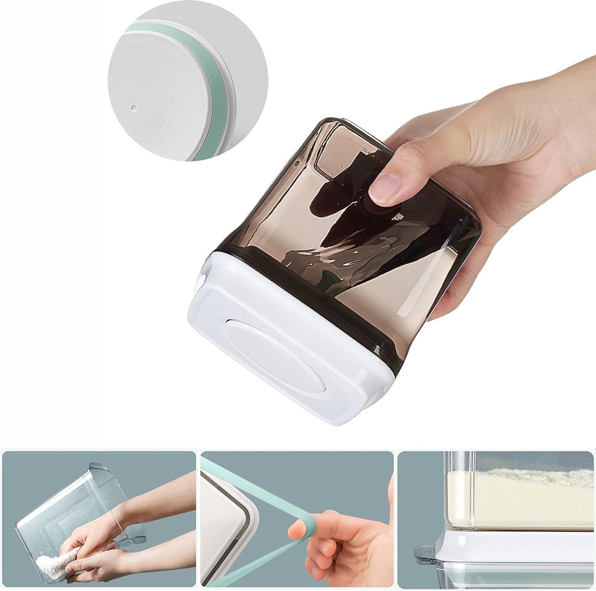 Fafeicy Récipient De Stockage De Lait En Poudre Boîte De Lait En Poudre De Voyage Pour Bébé