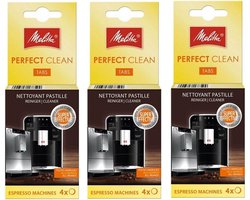 Melitta Perfect Clean - Espresso Machinereiniger - 3 x 4 zakjes
