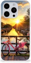 Hoesje maken Geschikt voor iPhone 15 Pro Telefoonhoesje Amsterdamse Grachten
