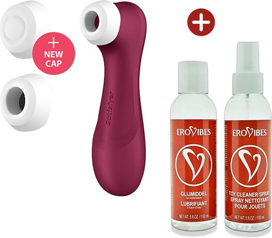 Satisfyer Pro 2 Generation 3 Luchtdruk Vibrator Liquid Air Voordeelpakket