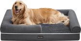 Lit pour chien - coussin orthopédique pour chien - Rembourrage moelleux - lit pour chien 106x80x25cm - housse amovible et lavable