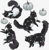 Leti Stitch Cat Constellation borduren (pakket) L8817