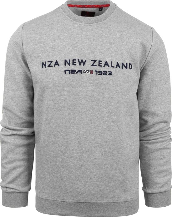 New Zealand Auckland - Trui Shallow Grijs - Heren - Maat L - Regular-fit