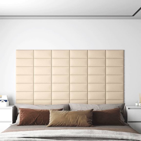 The Living Store wandpanelen - Trendy - Wanddecoratie - 30x15 cm - Hoogwaardige stof