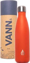 Bouteille d'eau avec paille et bec verseur bouteille de sport 500ml - Bouteille d'eau - VANN bouteille thermos  - Orange