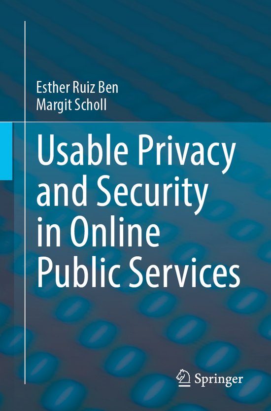 Usable Privacy and Security in Online Public Services - cover