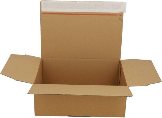 Witte golfkartonnen verzenddozen voor het verzenden van cadeaus en e-commerce ve