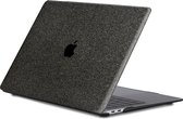 Lunso - MacBook Air 15 pouces (2023) - coque - Zwart Glitter