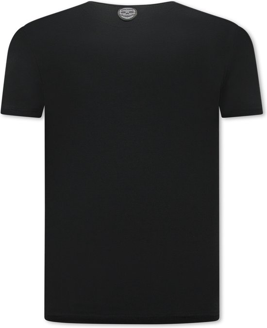 EL Padrino Print Heren T-shirt - Zwart
