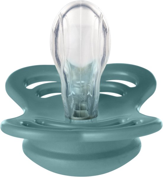 BIBS Supreme Fopspeen - Maat 1 0-6 maanden - Silicone - Island Sea van BIBS — afbeelding 2