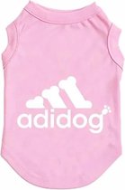 Adidog T-shirt Roze | XL | LET OP !!! maattabel !!!