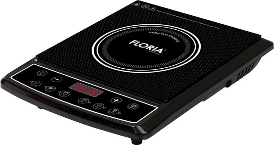 Zilan - Inductie kookplaat vrijstaand - 1 pit - 1500 watt - energiezuinig - 4 uur timer - 8 standen