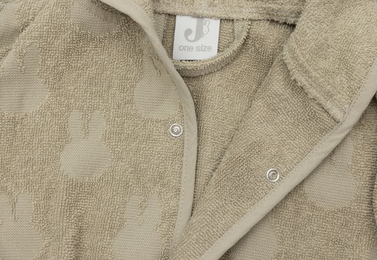 Jollein x Nijntje - Baby Badjas Badstof 3-4 Jaar - Badjas Kinderen met Capuchon - Miffy Jacquard - Olive Green van Jollein — afbeelding 4