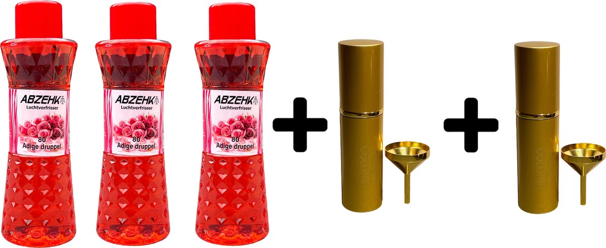 Goedkoopste Abzehk Eau de Cologne Adige Druppel 400ml 3x Parfumverstuiver 2x