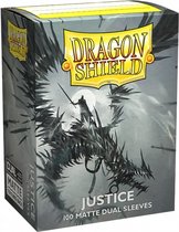Dragonshield Box 100 Dual Matte Sleeves 'Justice'