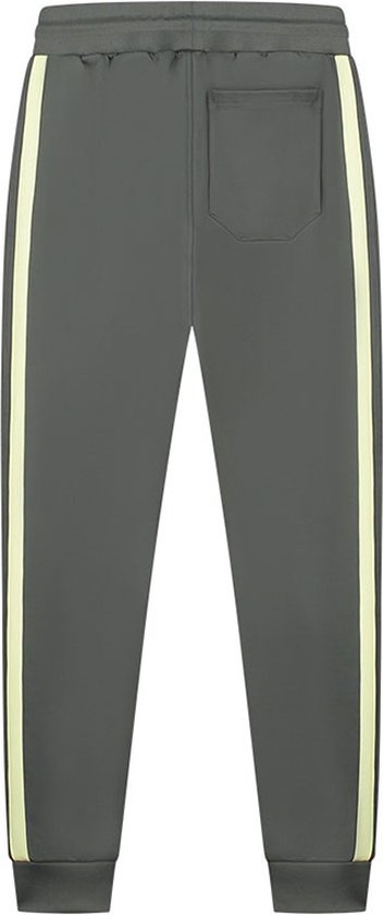 Pantalon de survêtement Malelions Sport Academy MS2-AW23-17-225 Grijs / Vert Lime-XL