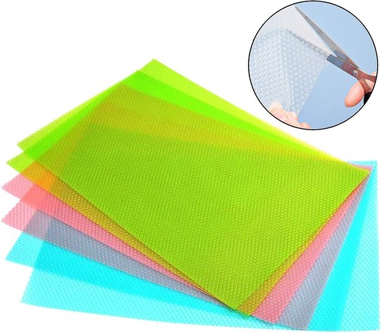 Frigo Canette 6Pcs Tapis Frigo,Tapis De Réfrigérateur Antibactérien Antifouling Non Anti Odeur Frigo