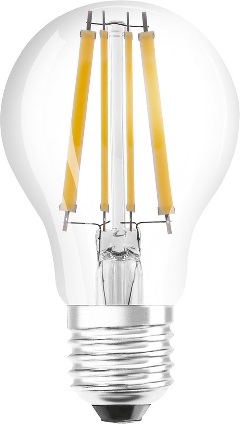 Ledvance Classic LED E27 Peer Filament Helder 11W 1521lm - 927 Zeer Warm Wit | Beste Kleurweergave - Dimbaar - Vervangt 100W
