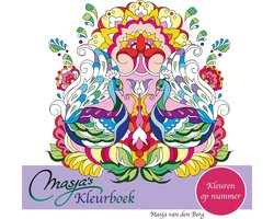 Masja van den Berg - Livre de coloriage de Masja - coloriage par numéro 2 - coloriage pour adultes