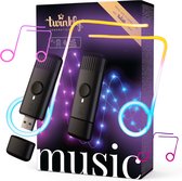 Twinkly Music - Capteur sonore USB Bluetooth et Wi-Fi pour les lumières LED intelligentes Twinkly à synchroniser avec la musique