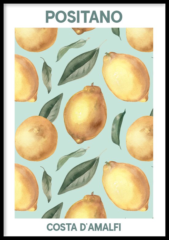 Affiche Positano - Poster Home - 30x40 cm - Hors cadre - WALLLL