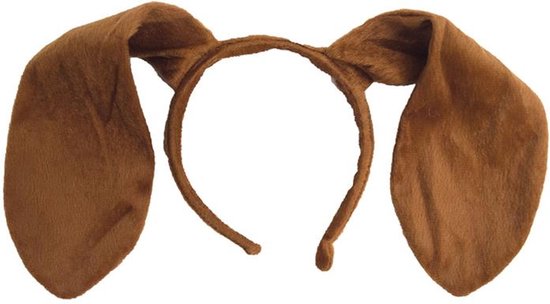 Funny Fashion Verkleed diadeem - honden oren/oortjes - kinderen/volwassenen - Carnaval