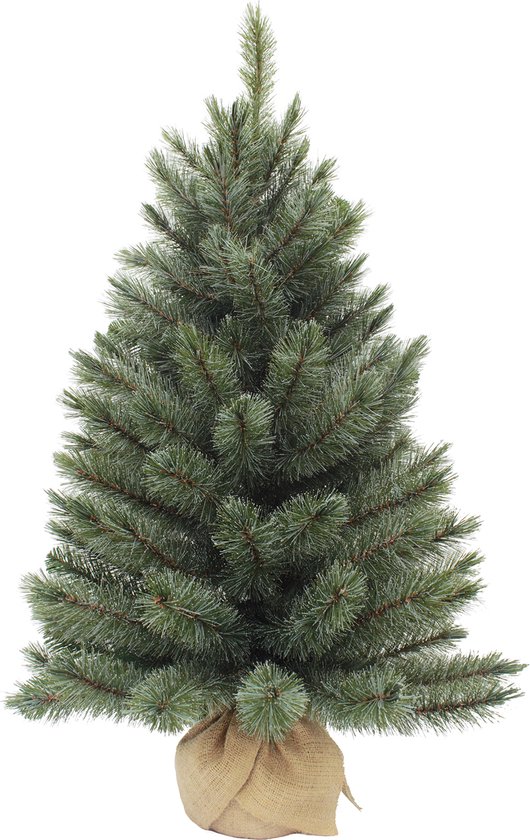 Sapin de Noël Artificiel Triumph Tree Forest Givré en Jute - H45 x