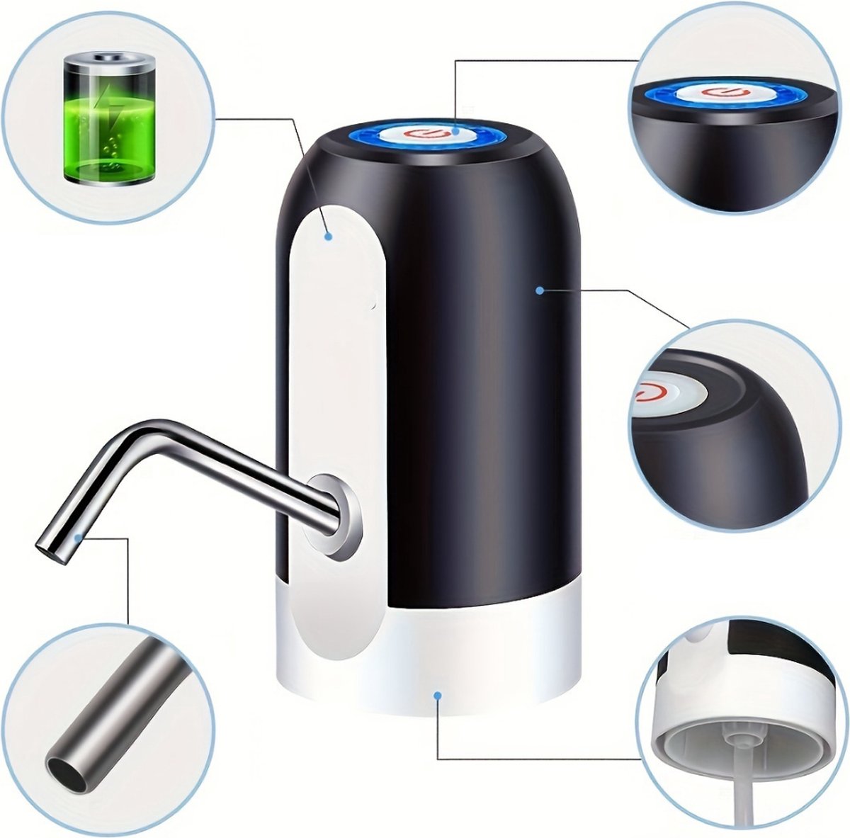 Distributeur d'eau automatique Ethelion - Robinet d'eau - Pompe à eau -  Distributeur