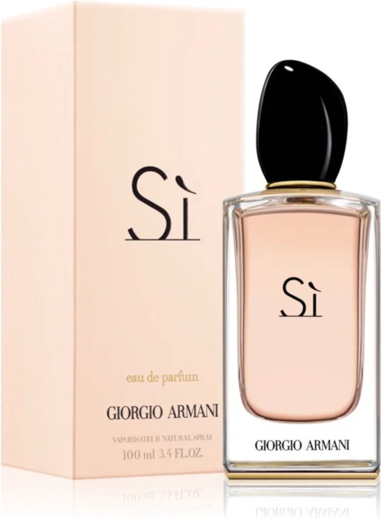 Giorgio Armani Sì 100 ml - Eau de Parfum - Parfum pour femmes | bol