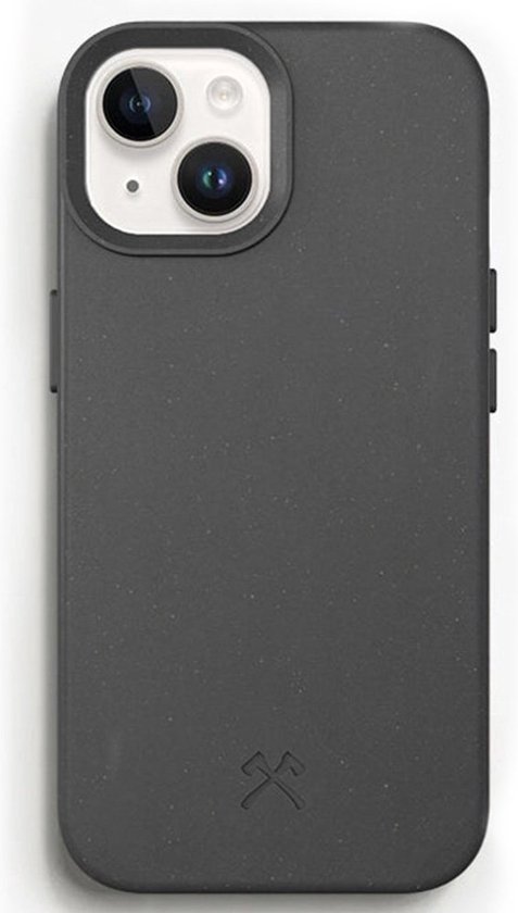 Woodcessories Bio Case MagSafe - Geschikt voor iPhone 15 Plus- Duurzaam - Eco vriendelijk - Gemaakt van bio-materialen - Zwart