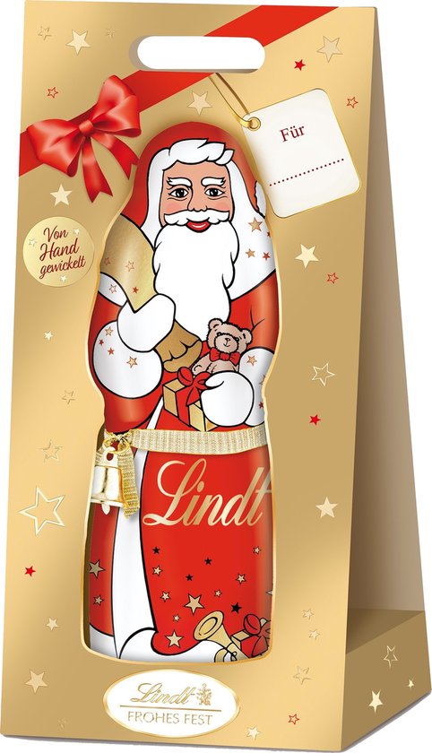 Lindt SANTA XL chocolat au lait 1kg - Cadeau de Noël - Chocolat