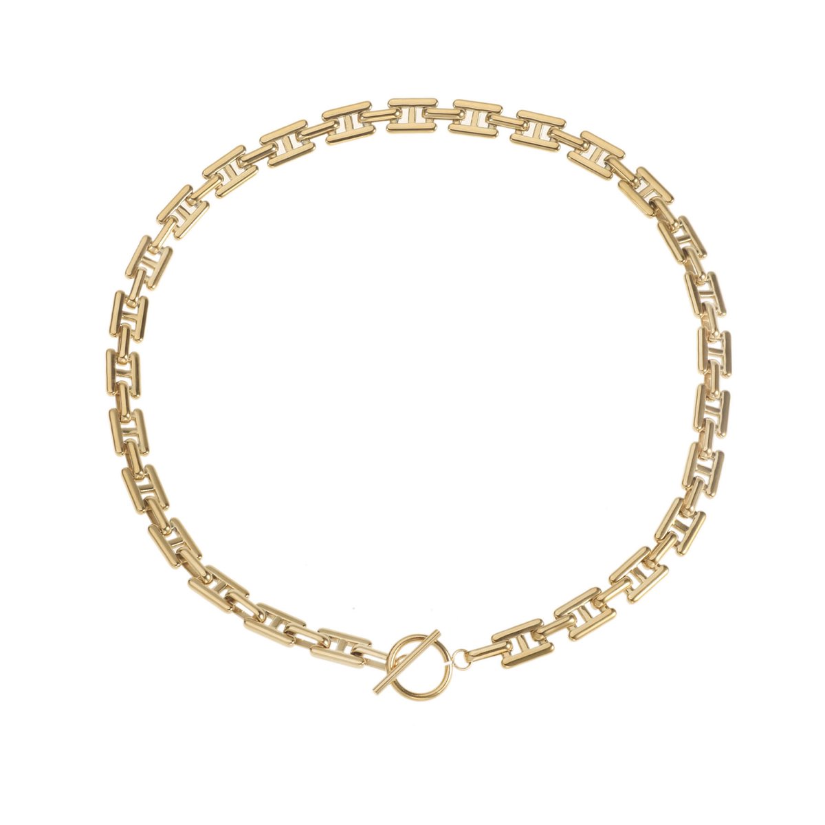 The Jewellery Club - Stella necklace gold - Ketting - Dames ketting - Stainless steel - Goud - 45 cm