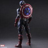 VARIANTE MARVEL COMICS - Captain America Play Arts Kai - 25cm