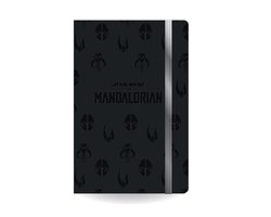 Carnet Star Wars The Mandalorian Noir A5 160 pages lignées