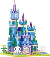 Nanoblock, Brickkies®, Prinsessen Kasteel, Cinderella Castle, 4162 Bouwblokjes