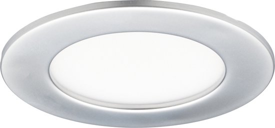 Ledmatters - Inbouwspot zilver - Dimbaar - 3 watt - 245 Lumen - 2700 Kelvin - Warm wit licht - IP44 Badkamerverlichting