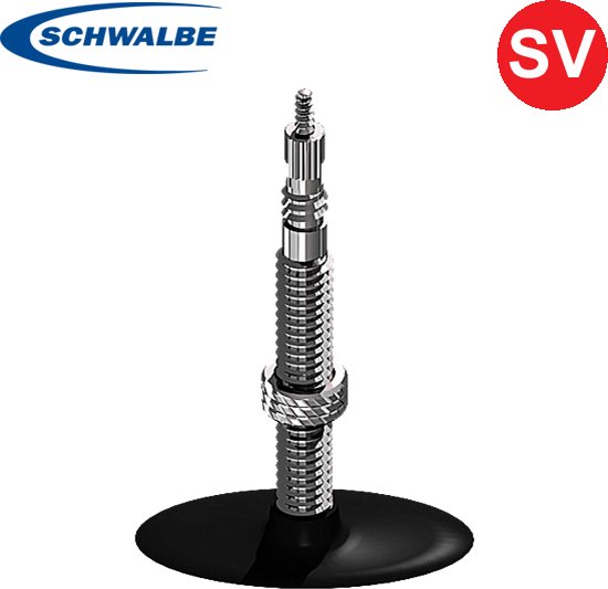 Schwalbe Binnenband SV17/60 – 27/28 X 1 1/8-1,75, 28/47-622/635, SV60 Mm – Zwart, Luchtdrukbestendig