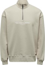 Only & Sons Brice Relax 1/4 Zip Pull Col Haut Homme - Taille XL