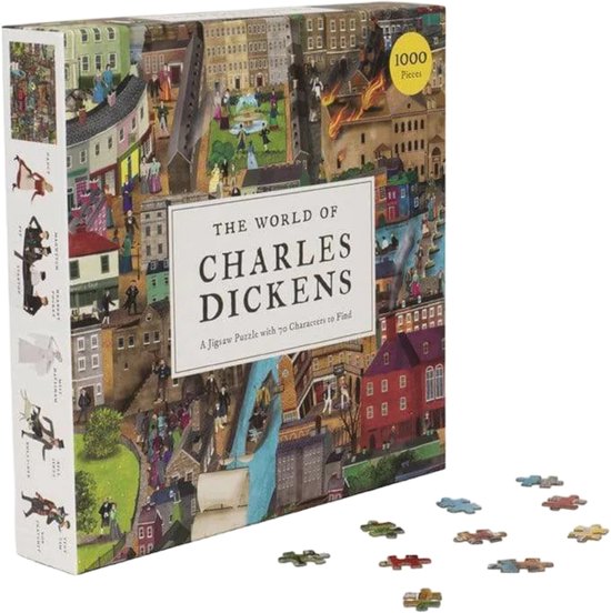 Foto: Laurence king puzzel the world of charles dickens 1000 stukjes 