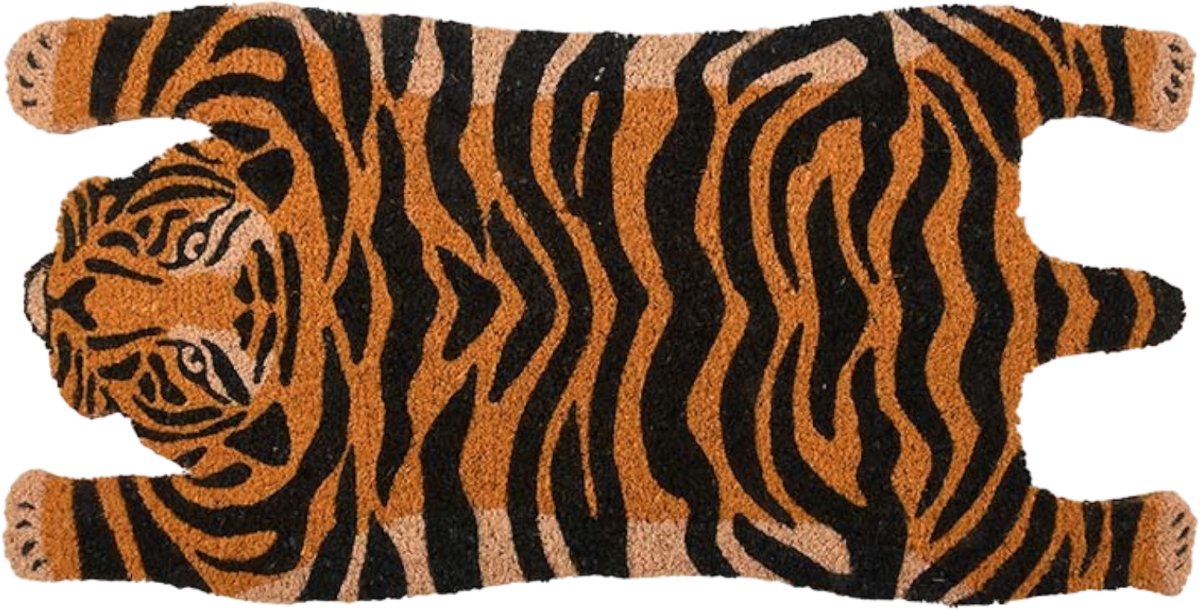 Esschert Design - Deurmat 'Tijger' (75cm x 38cm)