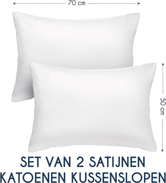 Housse de coussin ECLAT en satin: 40x60cm