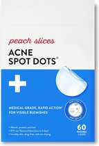 Peach Slices Acne Spot Dots 60stuks - Hydrocolloid - Breakouts - Vegan and Cruelty-Free