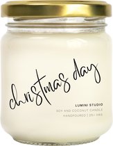 Christmas day candle | Geurkaars | Soja Kaars | Lumini Studio
