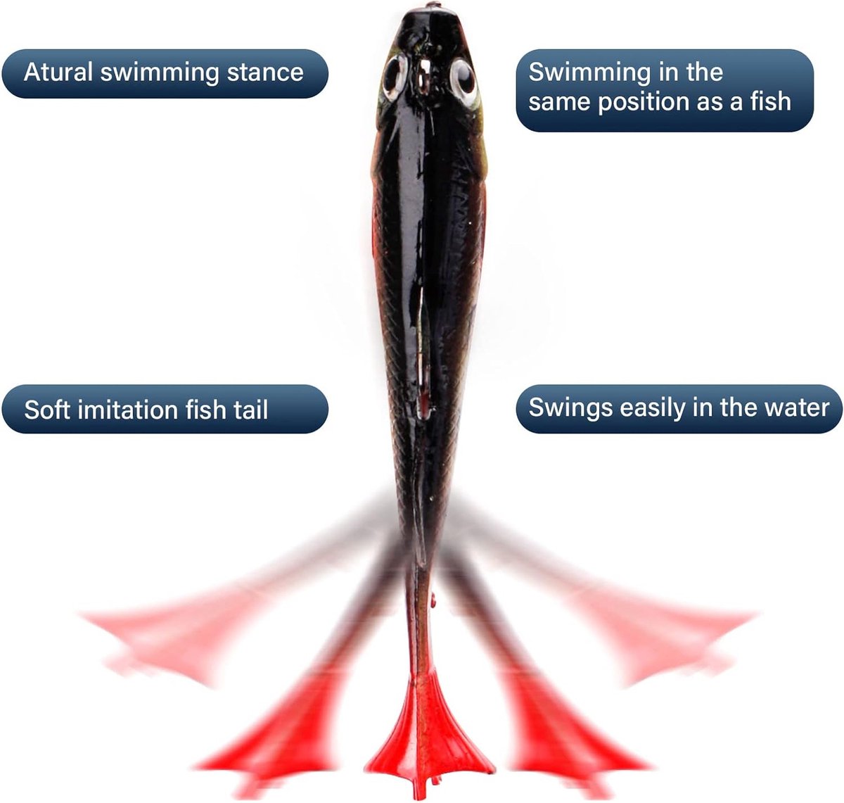 Visaas, kunstaasset, visaas, zee, wobbler rubberen vis, Minnow, Crankbait, baars, forel, snoek, forel, snoekbaars, baars, 48 stuks