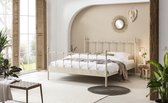 Bed Box Wonen - Francesca metalen bed - Zand/Koper - 160x220