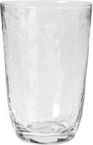 Broste Copenhagen Hammered glas 50cl helder