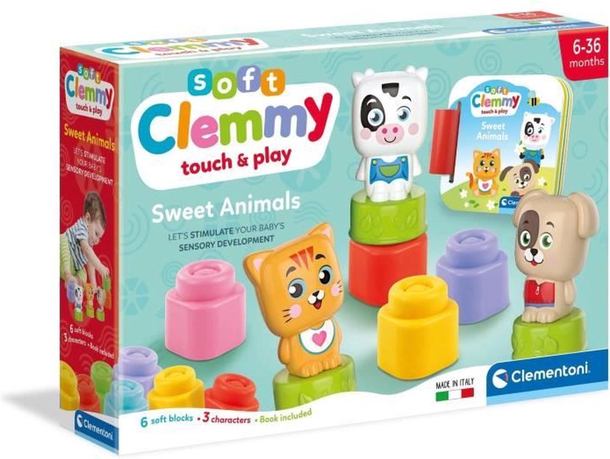 Coffret Disney Classics Clemmy - Disney Baby - Clementoni - 6 cubes 